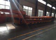 De lit plat camion de remorque hydraulique semi pour la construction chargeant 80 tonnes 17m