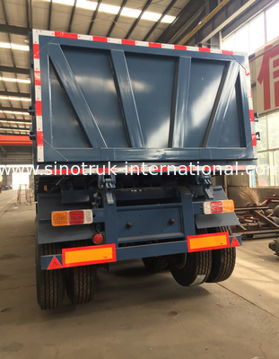 D'entreprise de construction le camion de remorque semi pour transporter le sol, poncent la sécurité élevée