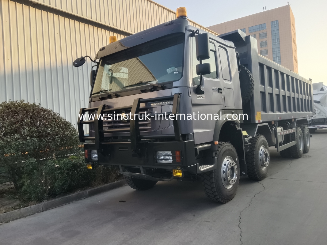 Camion à bascule Sinotruk Hohan 400 ch 10 roues Lhd 40 tonnes 20-30cbm ZZ3317N356JB1 gris