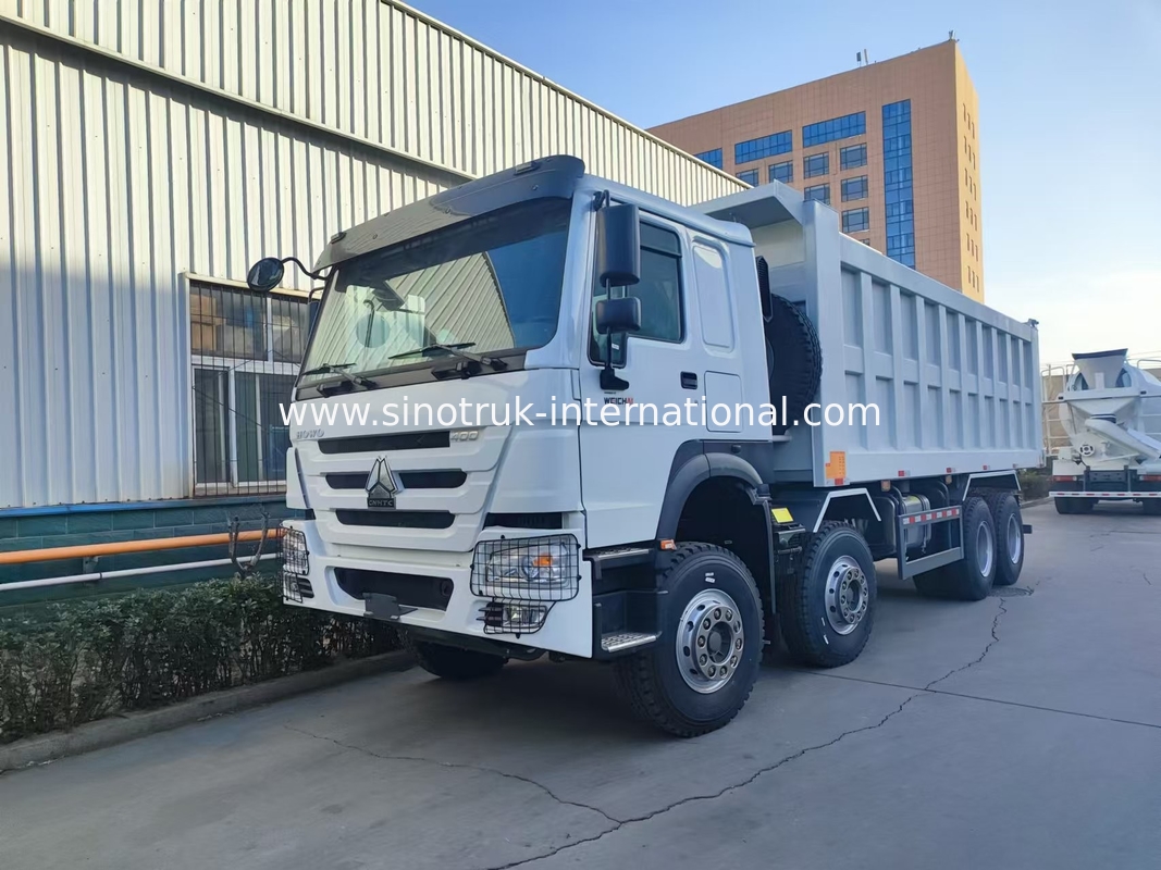 Grande capacité 27 mètres cubes 4 axes camion de décharge 400 chevaux pour un fonctionnement efficace