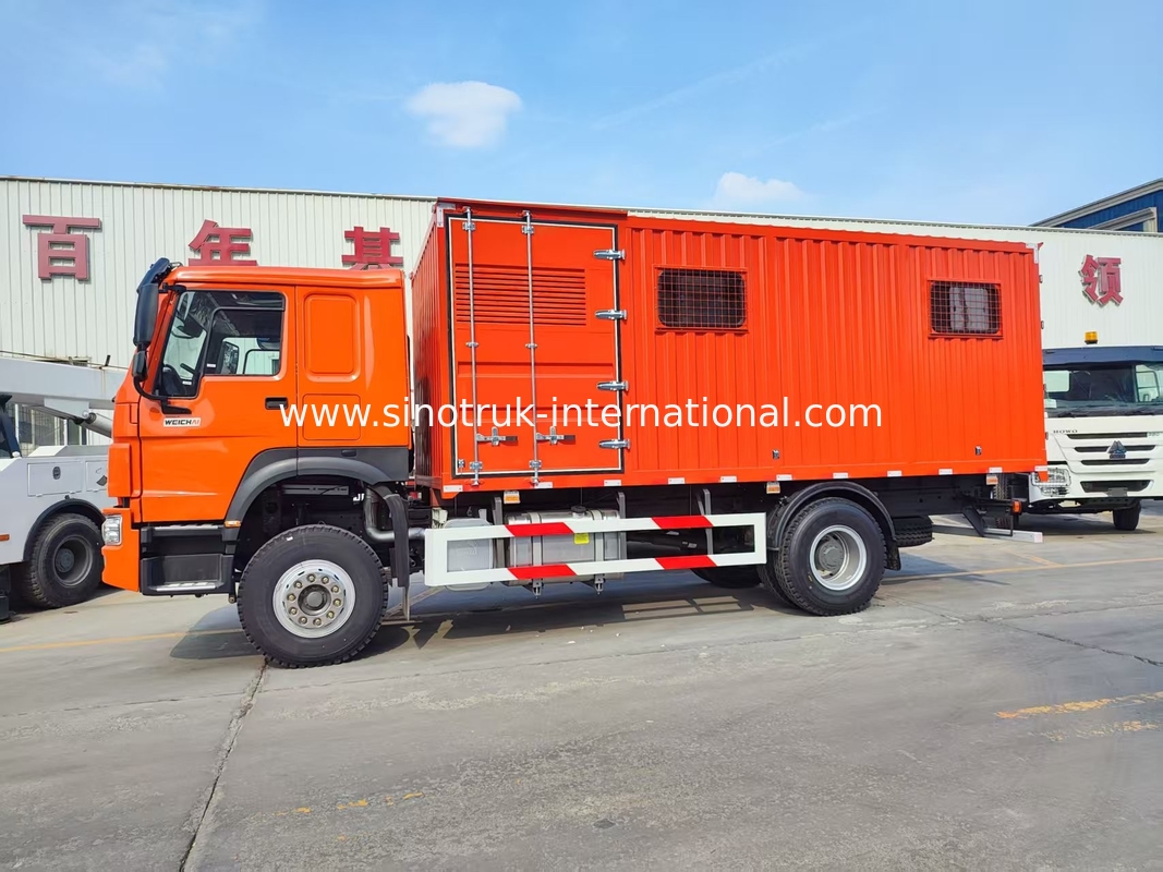 Une centrale électrique polyvalente: découvrez la durabilité supérieure et la conception rentable de la camionnette HOWO 4x2
