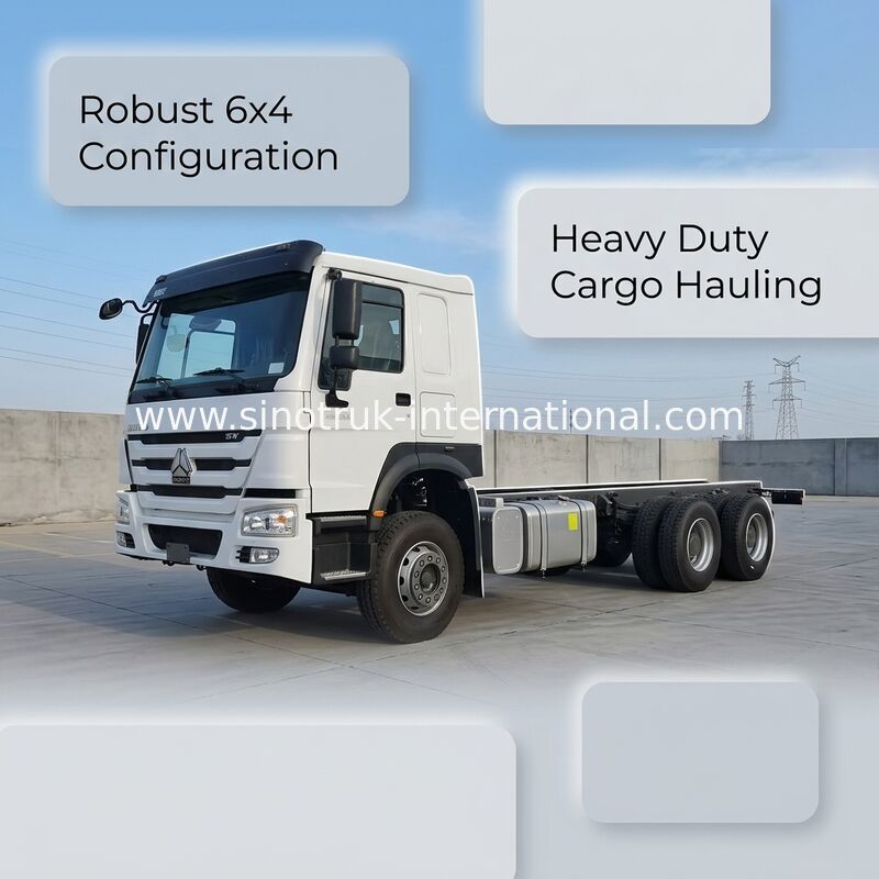 SINOTRUK HOWO Chassis de camion de marchandises 16 à 20 tonnes 4x2 LHD 300 ch