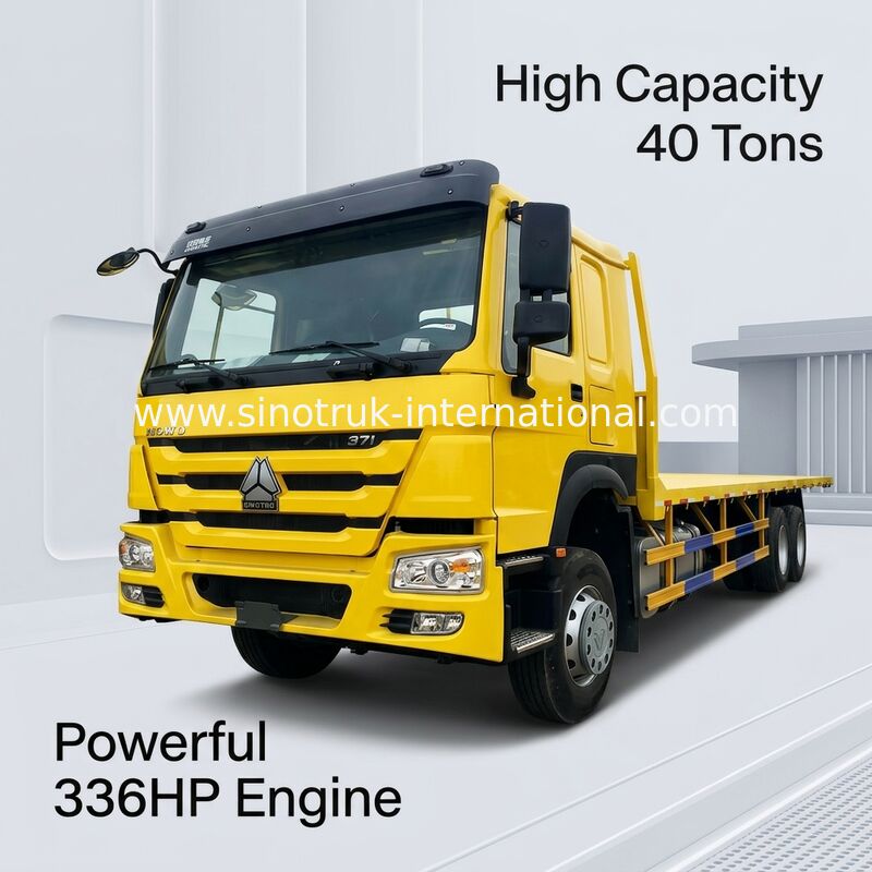 Camion de cargaison de couche horizontale de ZZ1257N4641W 336HP SINOTRUK