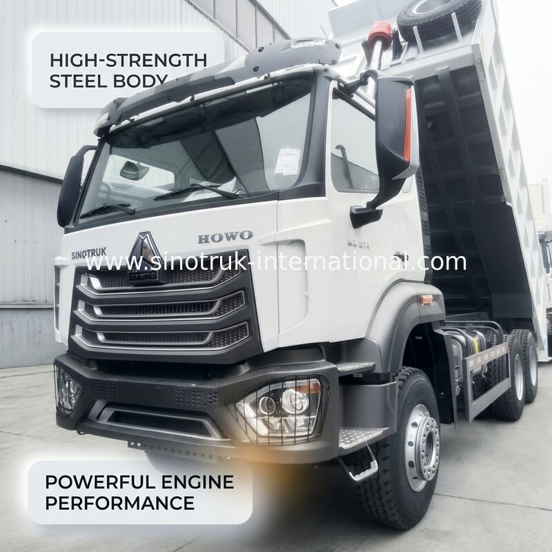 SINOTRUK HOHAN Nouveau camion-déchargeur Howo avec moteur 371 chevaux 6×4 type de conduite et 19-20CBM Capacité