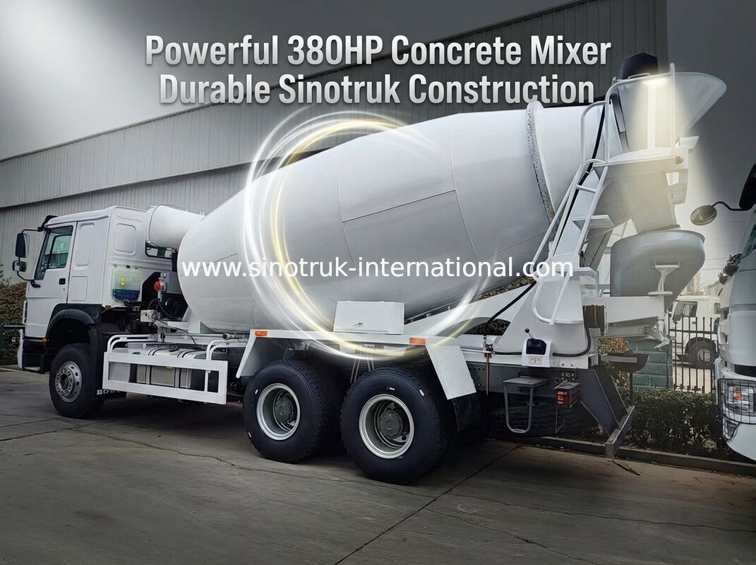 Sinotruk Howo Camion à béton 10CBM 6 X 4 Euro 2 380hp Construction