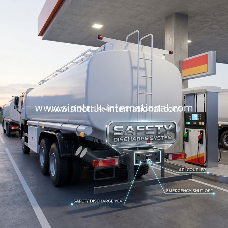 Compartiments multiples du × 4 du camion 10Wheels 400Hp 6 de réservoir de stockage de pétrole de Sinotruk Howo 25CBM