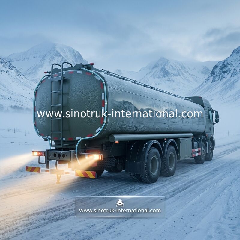 Camion-citerne aspirateur stable de carburant SINOTRUK HOWO 30 - 40 tonnes pour le transport 8X4 RHD d'huile