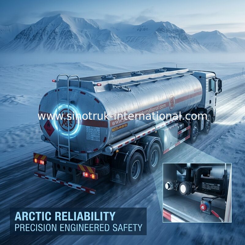 Camion stable SINOTRUK HOWO 30 - 40 CBM de réservoir de stockage de pétrole pour le transport 8X4 RHD d'huile