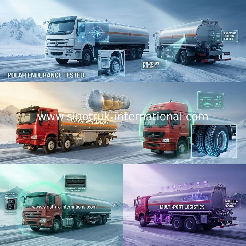 Le camion de réservoir de stockage de pétrole de véhicule de transport d'huile de table, fioul mobile de station service troque 25-30CBM