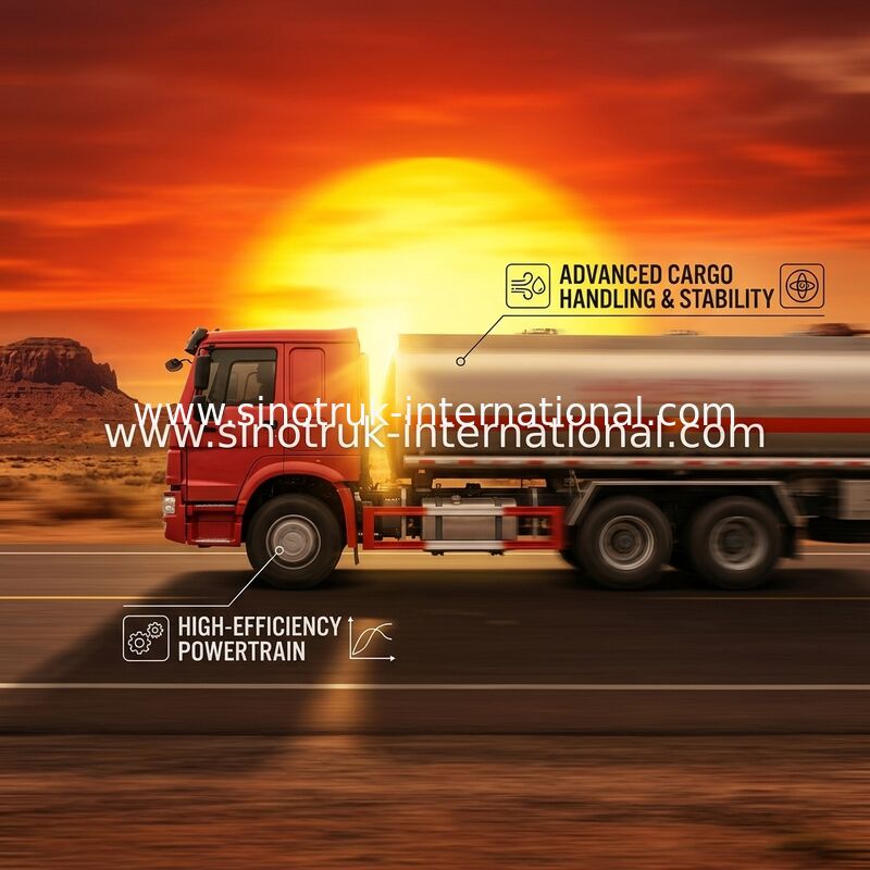 camion-citerne aspirateur chimique de l'euro 2 290 HP 16-20 CBM de 6X4 LHD pour le gas/pétrole