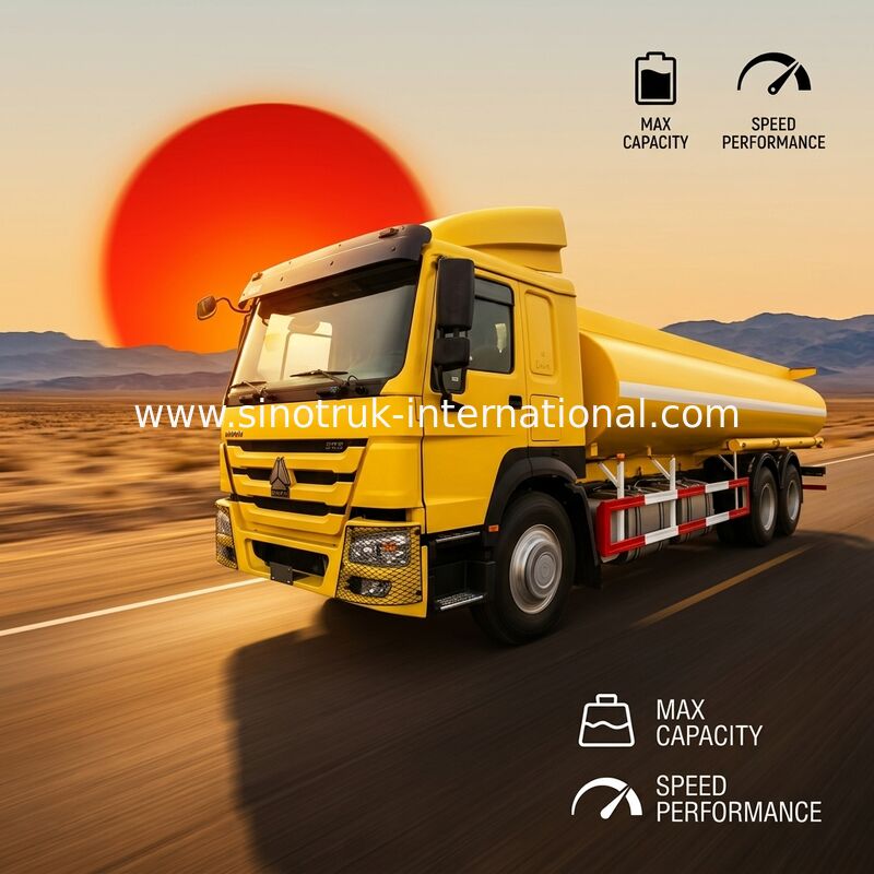 Camion-citerne aspirateur de gaz du camion 6X4 RHD Euro2 290HP de réservoir de stockage de pétrole du rendement élevé 16-20CBM