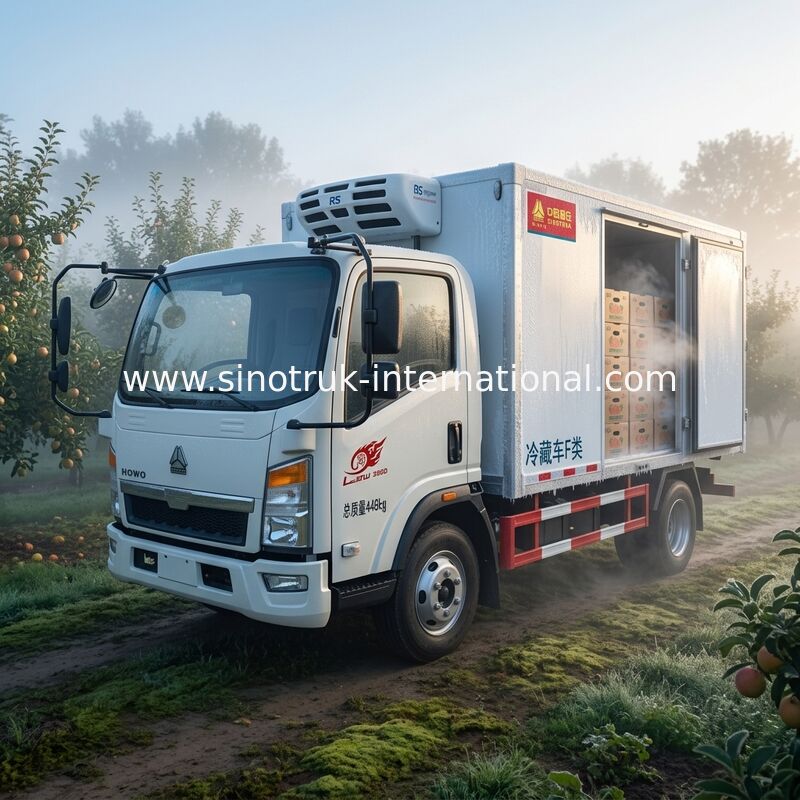 Euro 2 camion réfrigéré de 5 tonnes pour les aliments surgelés transportant le degré de XL-300 -18