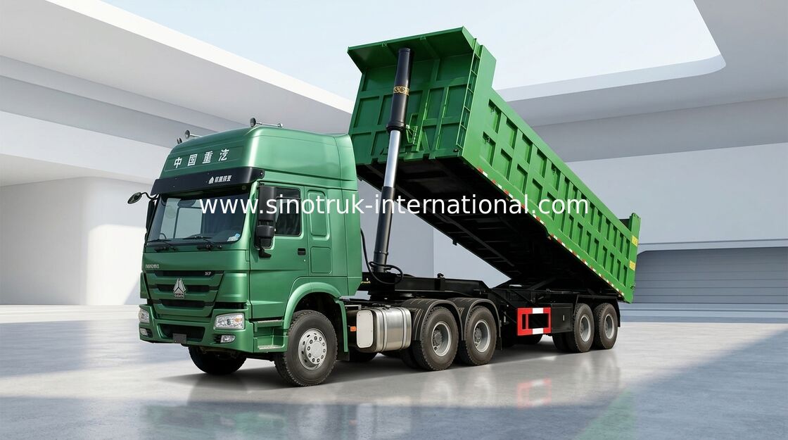 De verseur camion de remorque hydraulique semi 80 tonnes de 25-45CBM pour le transport de cargaison