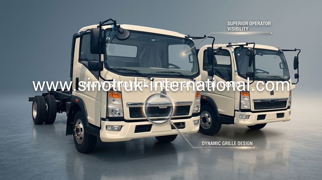 12 tonnes de HOWO de camions de faible puissance de message publicitaire de la couleur 116HP d'entraînement blanc du moteur 4×2