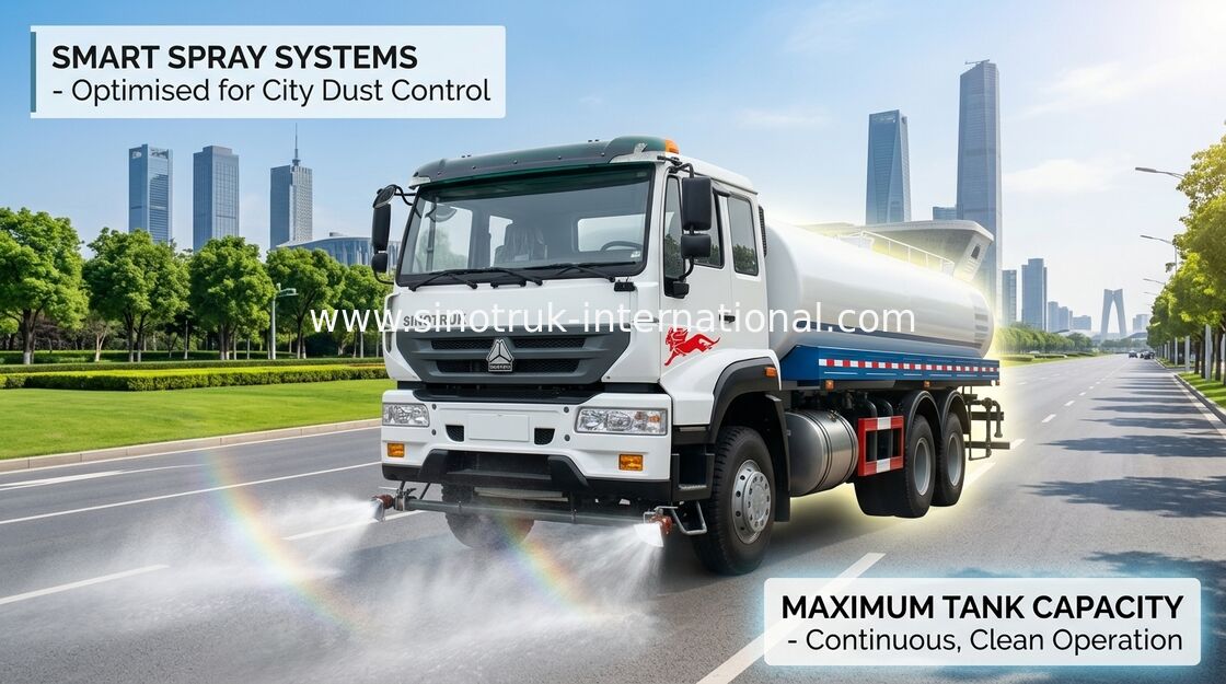 Camion d'arroseuse de l'eau de la haute performance 19CBM avec le traitement anti-corrosif interne