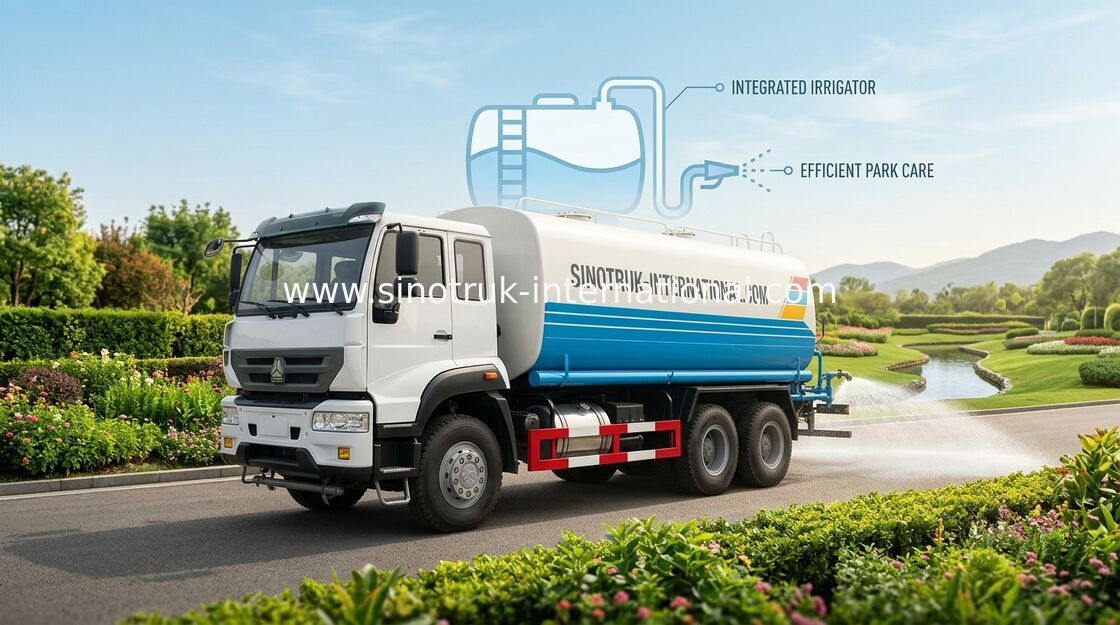 Camion d'arroseuse de l'eau de la haute performance 20CBM avec le traitement anti-corrosif interne