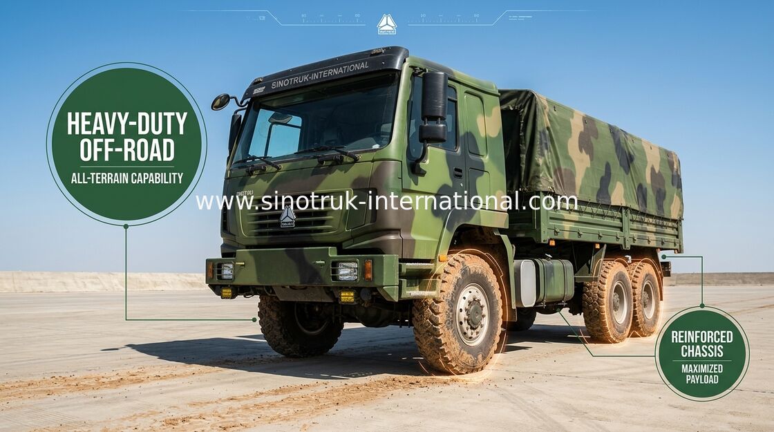 Camion économique de cargaison 25 tonnes de 6X4 LHD Euro2 290HP avec le régulateur électrique de fenêtre