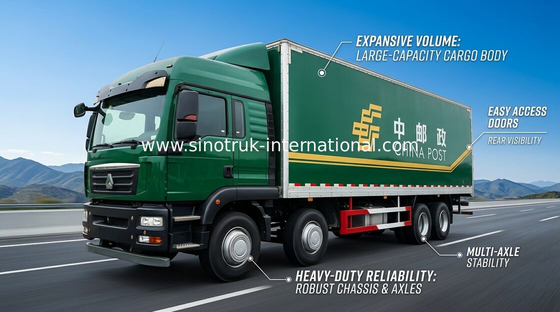 SINOTRUK HOWO Cargo Van tonnes d'euro de 6x2 de Truck 30 - 40 2 336HP pour l'industrie de logistique