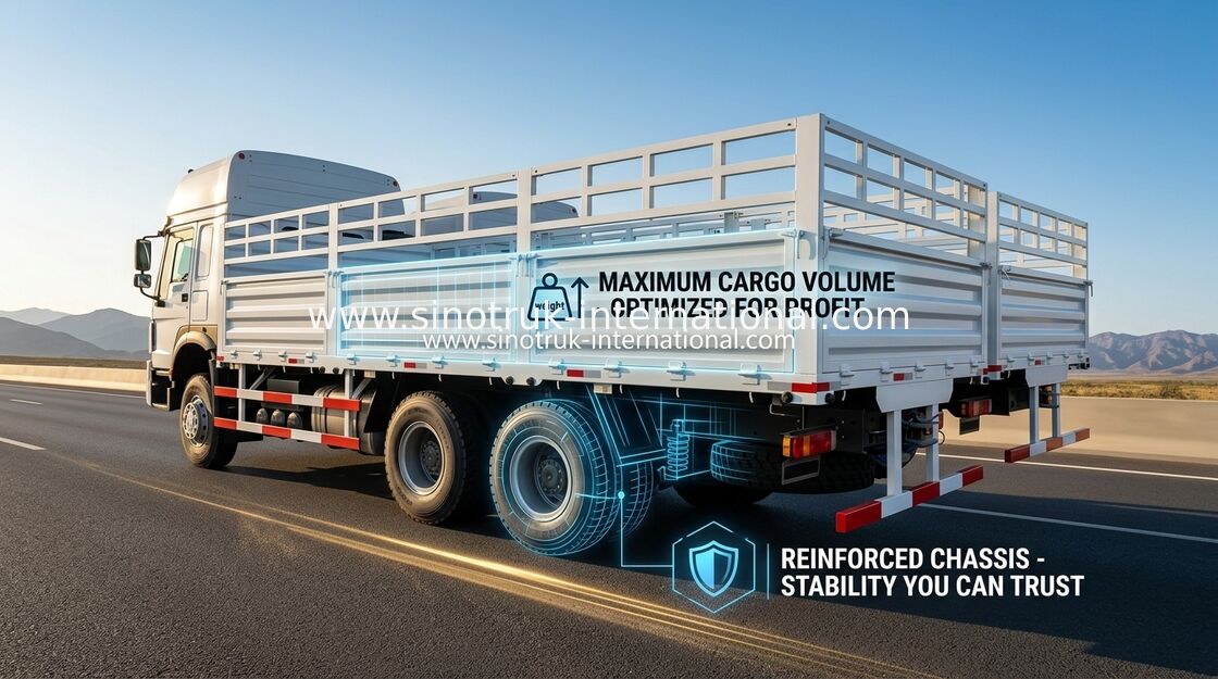 Euro tonnes de LHD des fourgons de cargaison véhicule utilitaire du camion 371HP 25 - 30/RHD 2 266 -