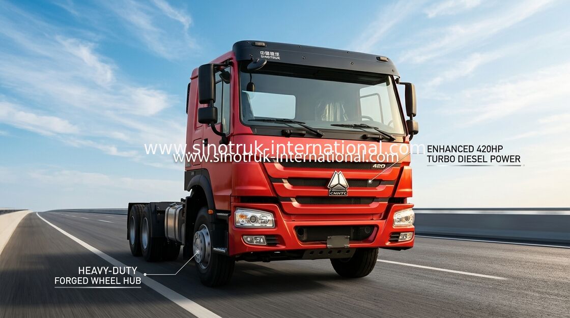 × tout neuf 4 du camion 430Hp Lhd 10Wheels 6 de tracteur de Sinotruk Howo