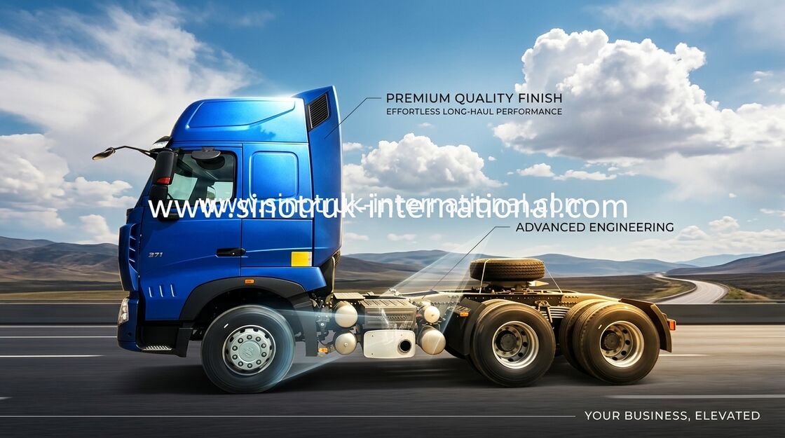 Camion diesel de tracteur de remorquage, semi remorque de tracteur pour l'aéroport de bagage de cargaison