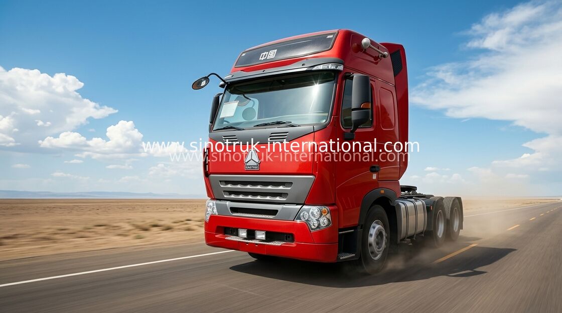ZZ4257N3247N1B 60-70 tonnes de tracteur de camion de remorque avec le moteur 11.596L de D12.38 380HP