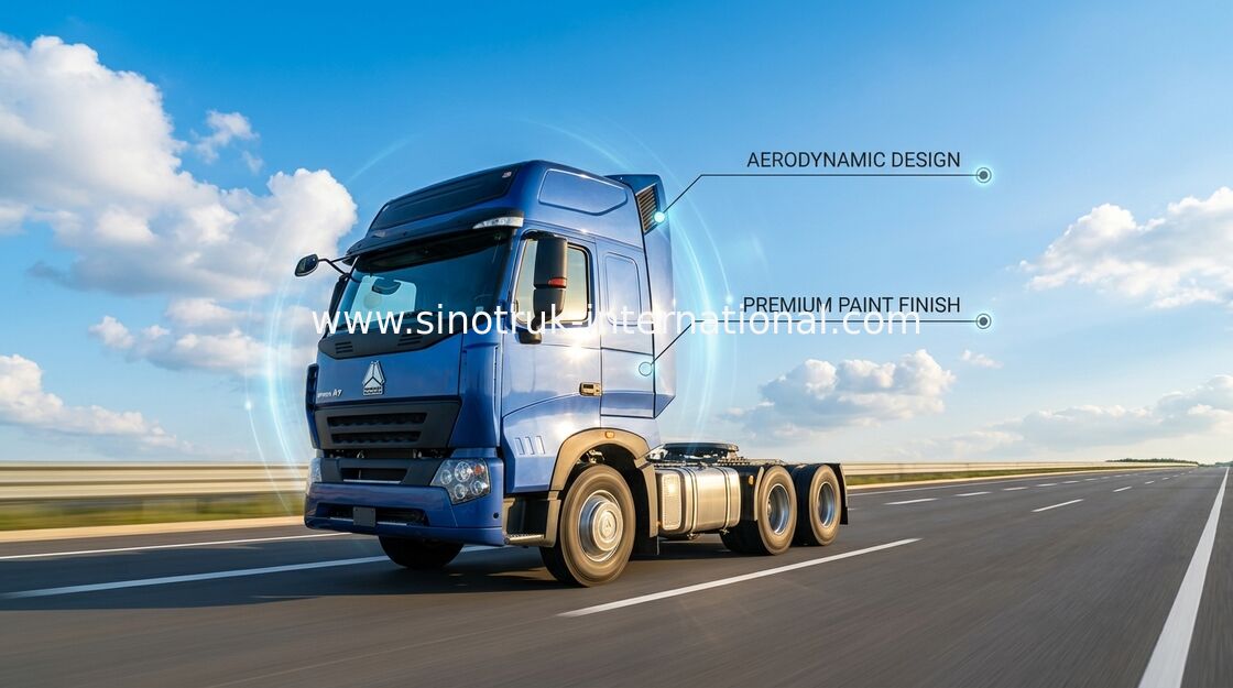 Tête de camion de tracteur de remorque de SINOTRUK HOWO semi avec le climatiseur 60-70 tonnes