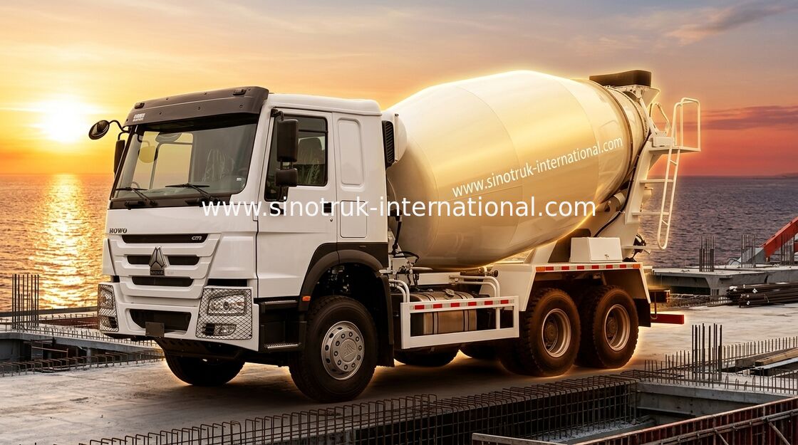 SINOTRUK HOWO LHD 6×4 10 roues Camion à béton à haute puissance 400 ch