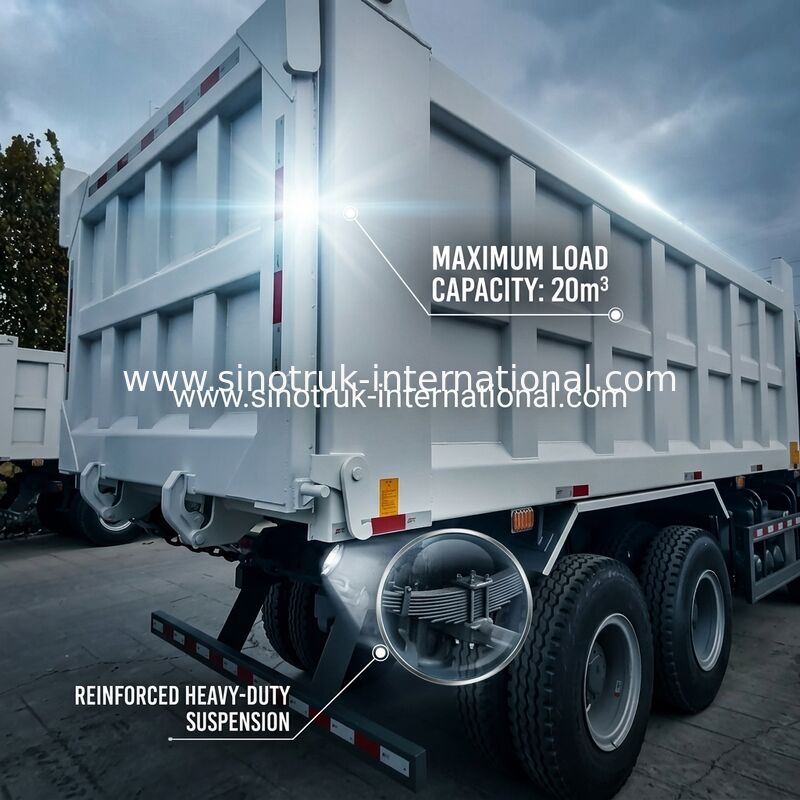 SINOTRUK HOWO 400HP camion de décharge pour la construction A7