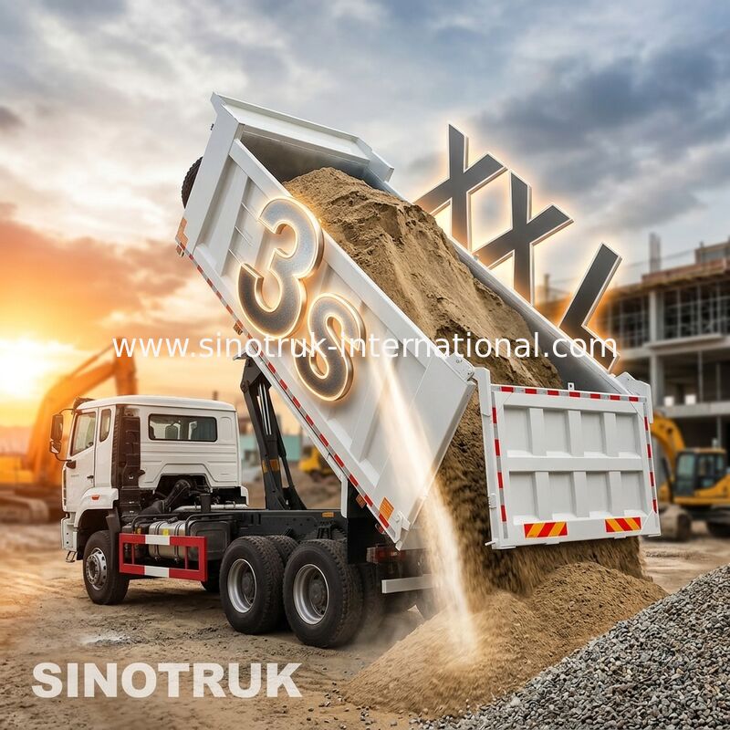 Modèle de conduite gauche ou droite Howo Dump Truck 371 House Power Ultimate Heavy Duty Workhorse