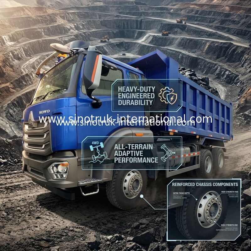 SINOTRUCK HOWO RHD 6x4 camion à décharge à bascule pour 40 tonnes 10 roues