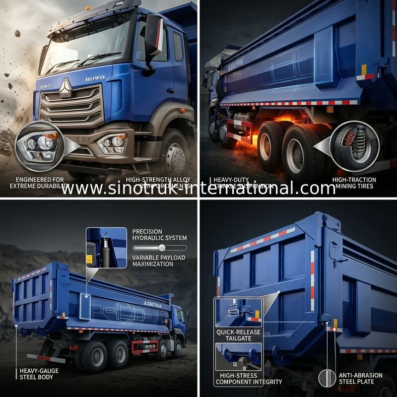 RHD 8×4 10 roues 380 chevaux