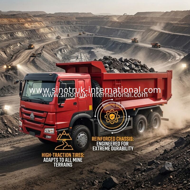 Sinotruk Howo déchargeuse à bascule 380hp 6 × 4 20CBM U Type Box 10 roues