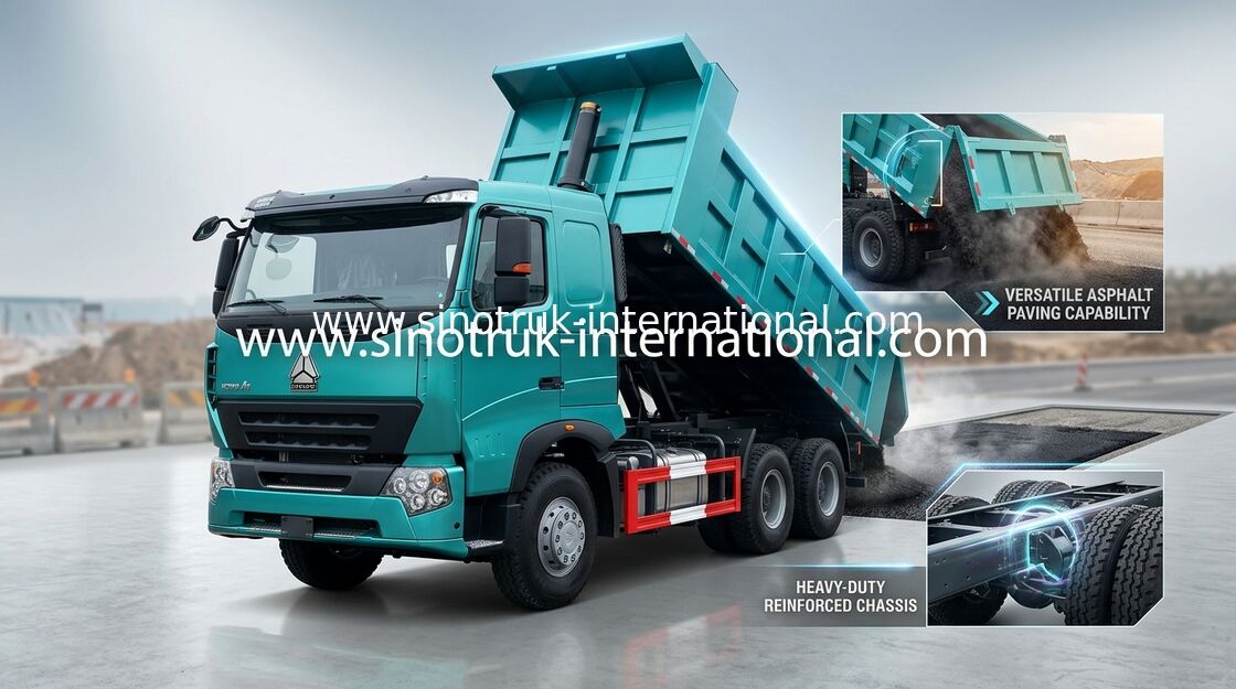 266HP à la représentation fiable du camion à benne basculante du verseur 420HP SINOTRUK HOWO A7