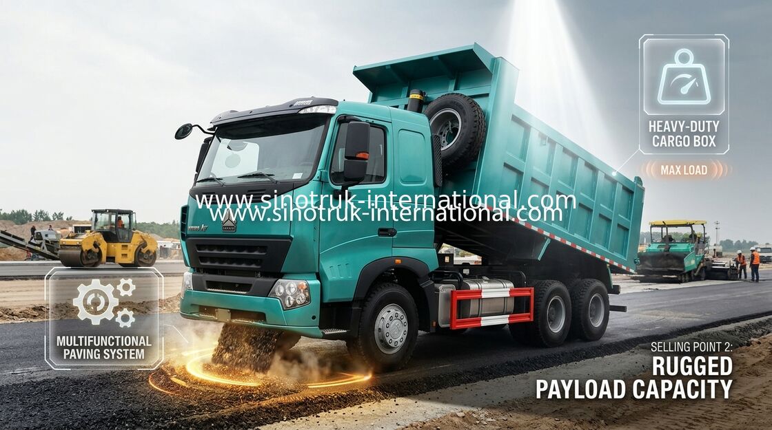 290HP du camion à benne basculante de verseur de construction de SINOTRUK HOWO A7 6 x 4 dans la couleur bleue