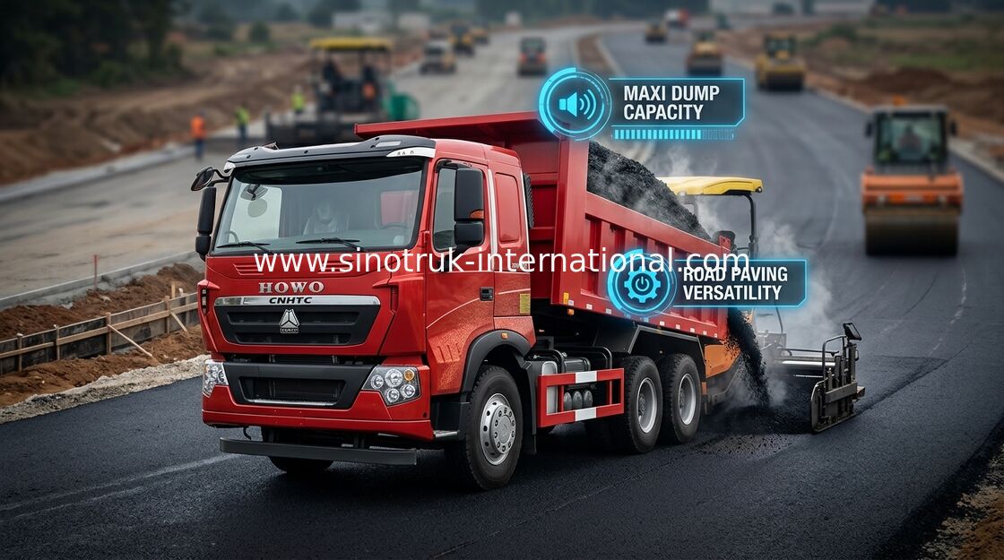 360HP tonnes de Sinotruk Howo 6x4 de LHD 30 - 40 à benne basculante de camion de Howo d'International de camion-