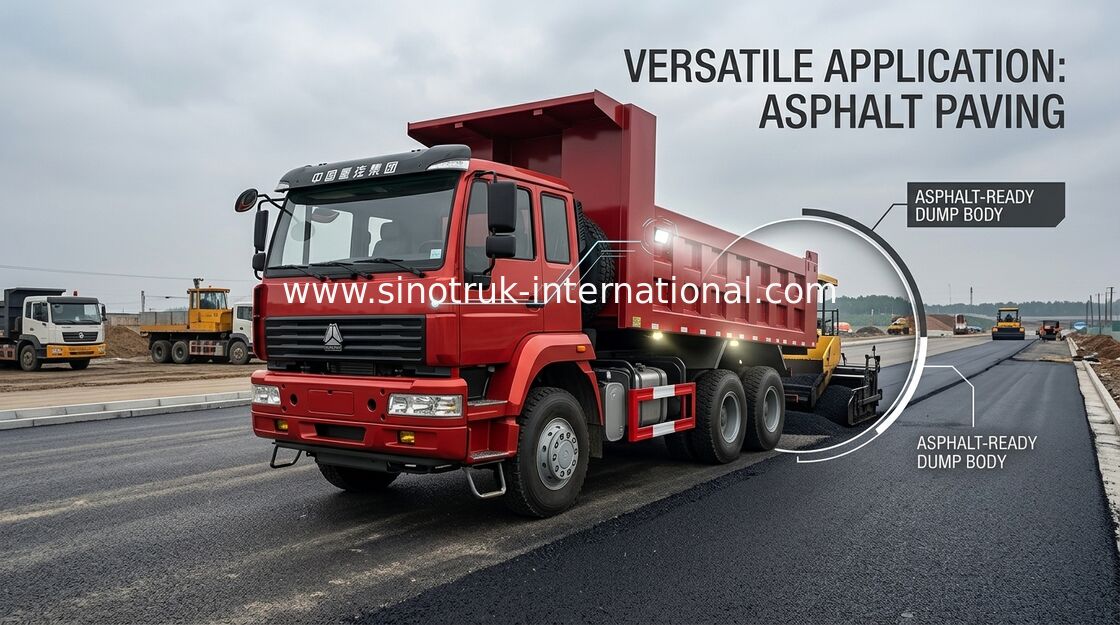 Camion- d'or 290 HP 10 de prince de SINOTRUK - camion à benne basculante lourd de 25CBM ZZ3251M3241W