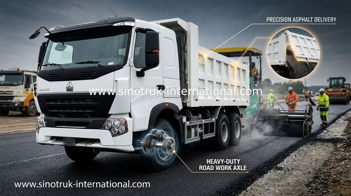 Rendement du carburant élevé blanc de camion à benne basculante de Sinotruk Howo de couleur 30 - 40 tonnes pour le mien