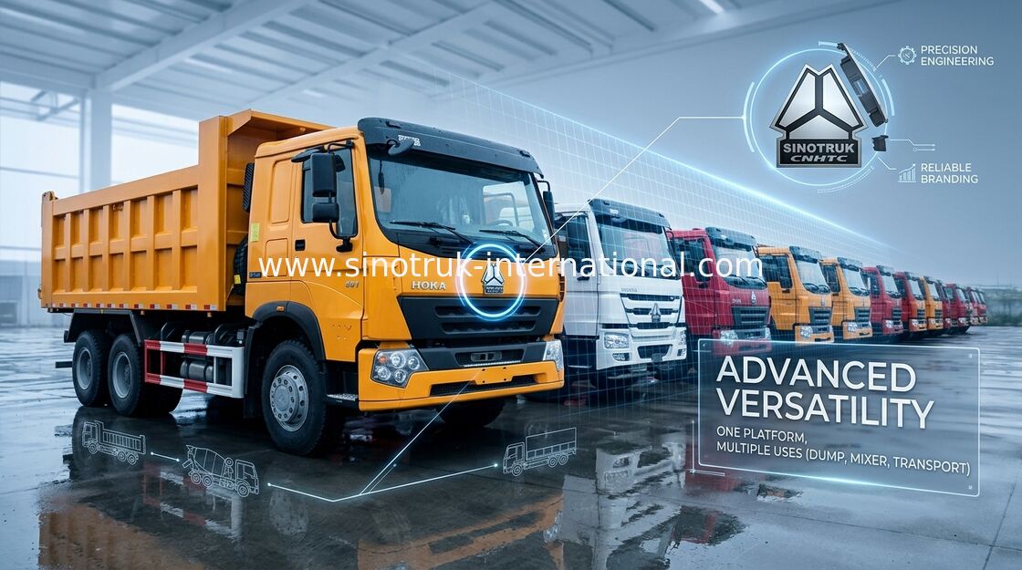 Le camion à benne basculante résistant de verseur de LHD 6X4 10 roule 30 - 40 tonnes pour l'industrie minière