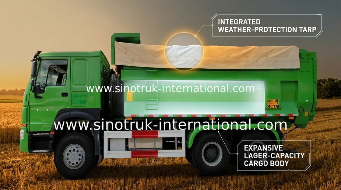 Camion à benne basculante résistant de verseur de SINOTRUK pour le matériau de construction de transport