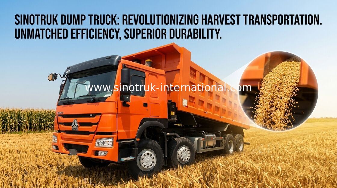 Le camion à benne basculante SINOTRUK HOWO 371HP 12 roule LHD 31tons 20-30CBM ZZ3317N3867W