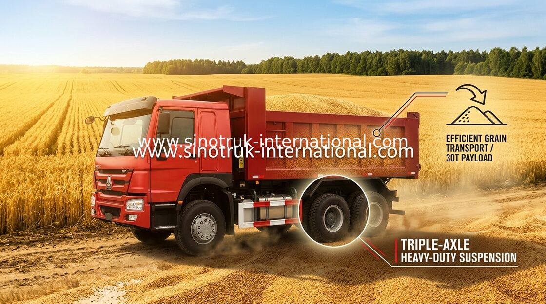 Euro II de camions à benne basculante de charbonnage de capacité élevée miroir en verre de contrôle électrique de 25000 kilogrammes