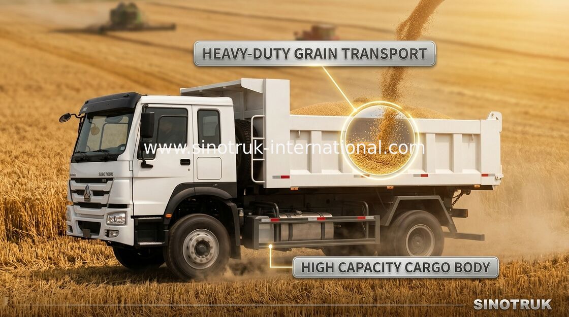 Camion à benne basculante d'or de verseur de prince SINOTRUK 290HP 4X2 LHD 16tons 9-13CBM ZZ3161M3811C1