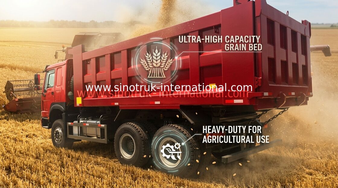 Camion à benne basculante de LHD 6X4 SINOTRUK HOWO avec MINI WD615.47 du joueur 30 - 40 moteur de la tonne