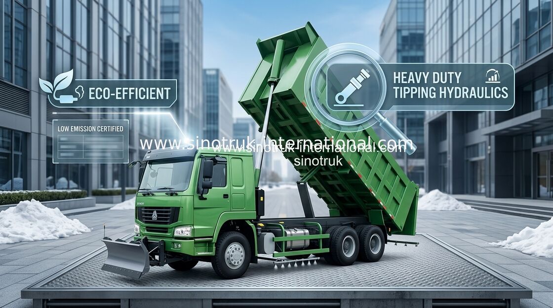 Camion à benne basculante de verseur de SINOTRUK HOWO 371HP 8X4 LHD 31-60tons 20-30CBM ZZ3317N3867W