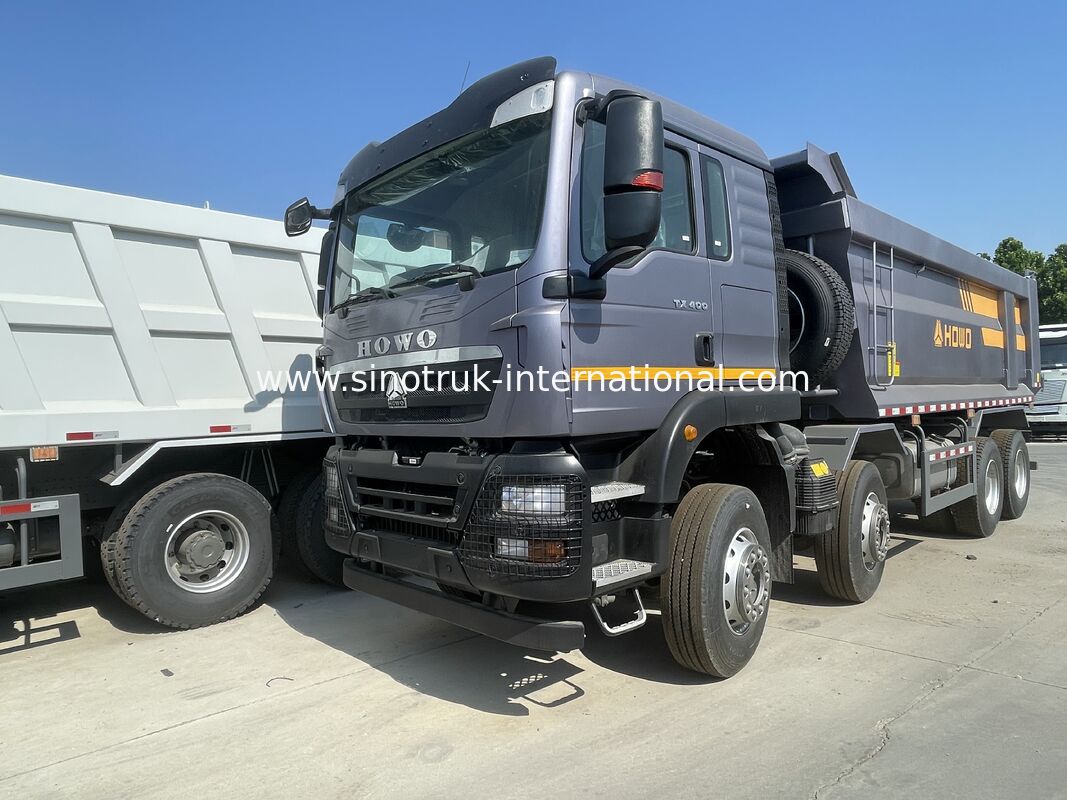 SINOTRUK TX Modèle 400HP 8X4 camion de décharge à bascule Construction Levé avant personnalisation du client