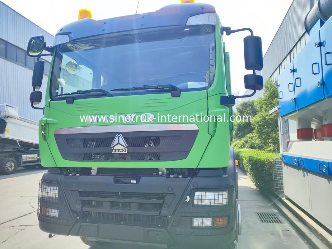 Camion-benne à levage central HOWO TX 371HP 6X4 direct d'usine, capacité de charge de 40 à 60 tonnes, caisse de chargement de 20 CBM, double essieu arrière de 16 tonnes, essieu avant simple de 9,5 tonnes, pneus 13R22.5