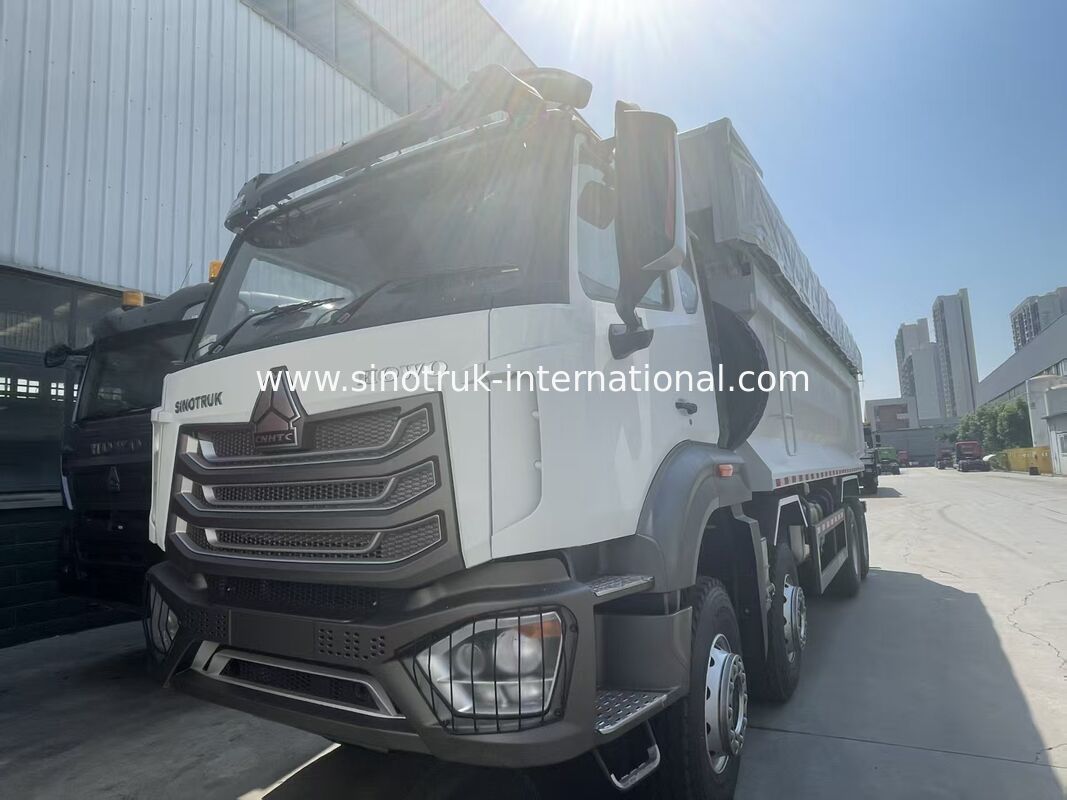 HOWO-NX camion de décharge avec moteur Weichai de 380 ch, bâche électrique et coffre-fort en acier manganèse