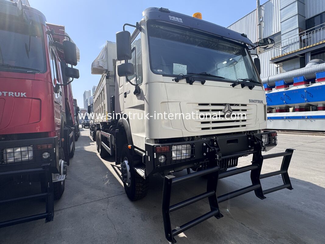 Camion à benne basculante 6X4 de benne de benne de la cabine 380HP LHD de visage fantôme de SINOTRUK HOWO