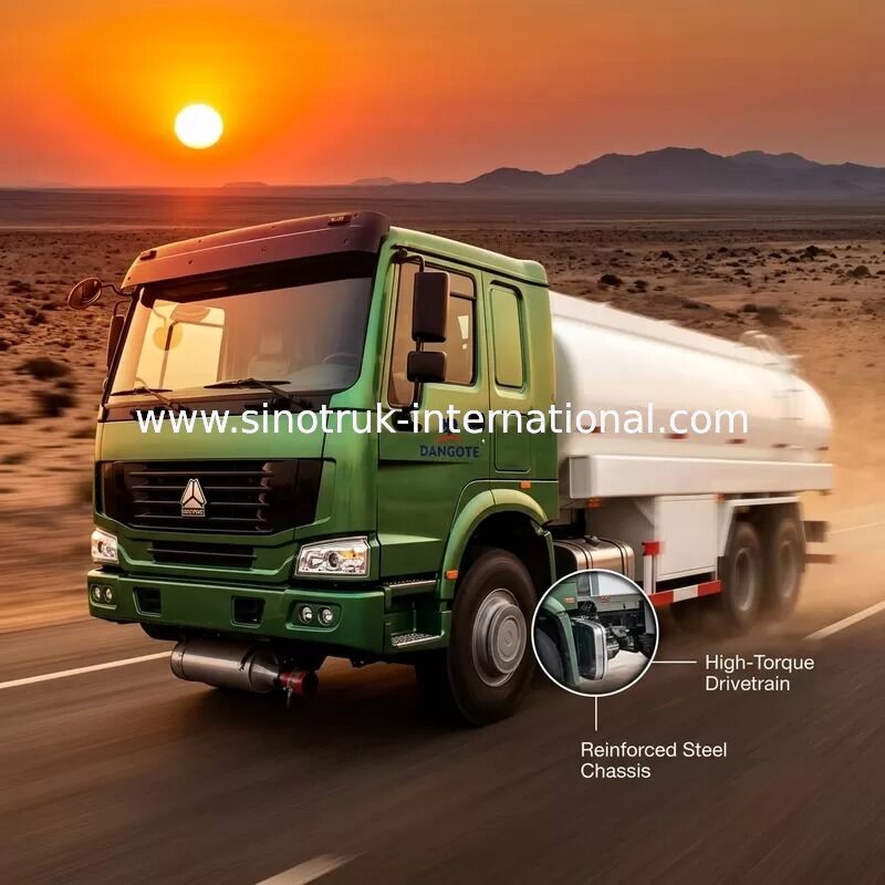 Camion citerne à carburant SINOTRUK HOWO 16-20CBM 6X4 LHD 290HP Euro2